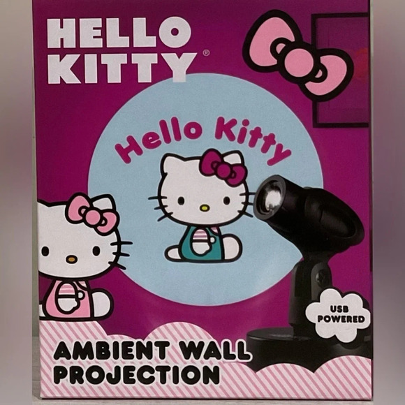 Hello Kitty Ambient Wall Projection. Delightful ambiance. USB Powered. NEW! - Picture 1 of 10